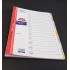 Finepap File Index Divider -12 Tabs/Colours x 4 Sets (160gsm)- ( S1609)