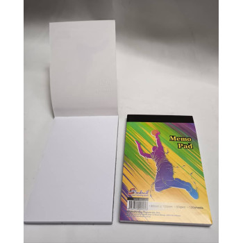 Memo Pad Book (Pocket Size) 83mm x 125mm (100's/Book)