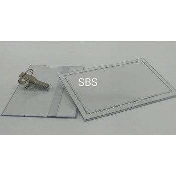 Sakura PVC Name Badge (55mm x 89mm) - Pcs