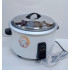 [SPECIAL OFFER - BRAND NEW INCENTIVE SET - LAST UNIT] Sharp 6.6L Commercial Rice Cooker KS-H668C-WH / Periuk Nasi - Stainless Steel Lid , Keeps Warm Function 