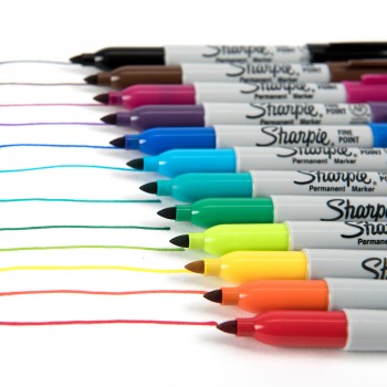 Sharpie Permanent Marker - Fine Point (1.0mm) - Pc