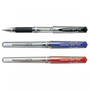 Uni-ball Signo Broad UM-153 Gel Ink Pen (1.0mm) -  Black / Blue / Red