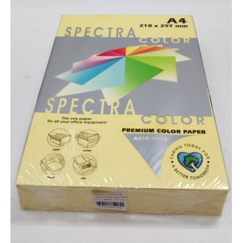 Sinar Spectra A4 80gsm Premium Colour Paper (450's/Ream) - Yellow