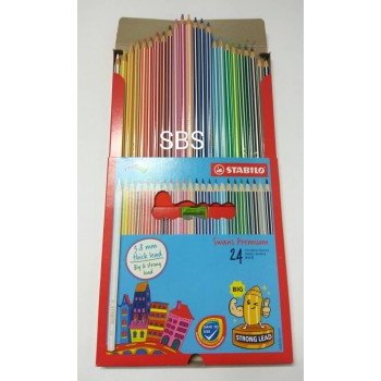 Stabilo - Swans Premium Edition Colour Pencils - 24’s/ box (1869B)