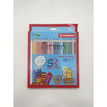 Stabilo - Swans Premium Edition Colour Pencils - 24’s/ box (1869B)