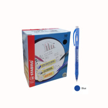(50's / Box) STABILO Liner 348 Retractable Ballpoint Pen (Fine / 0.7mm) - Blue