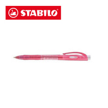 STABILO Liner 348 Retractable Ballpoint Pen (Fine / 0.7mm) - Red