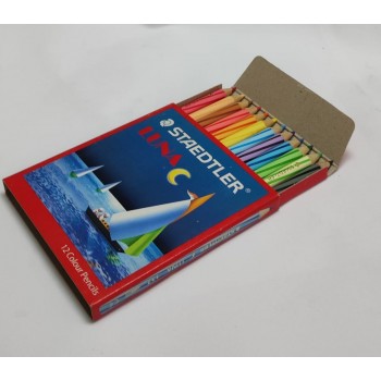 Staedtler Luna 12 WaterColour Pencil / Pensil Warna Larut Air (Short / Half Length)