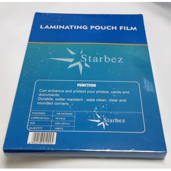 Starbez A4 Laminating Pouch Film - 100's/Box