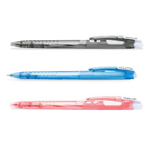 Flexoffice Startup Retractable Ball Pen  0.5mm  (Pen Mata Bulat 0.5mm) - Black / Blue / Red