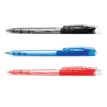 Flexoffice Startup Retractable Ball Pen  0.7mm / (Pen Mata Bulat 0.7mm) - Black / Blue / Red