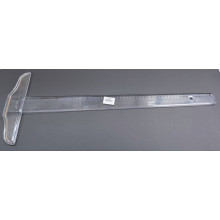 (A2 / 60cm / 24 Inch) Transparent T- Ruler / Drawing Ruler