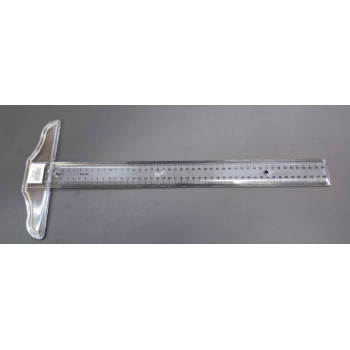 (A3 / 45cm / 18 Inch) Transparent T- Ruler / Drawing Ruler