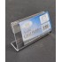 ACRYLIC CARD HOLDER L / ACRYLIC CARD STAND L ( T60 ) - 33mm x 58mm