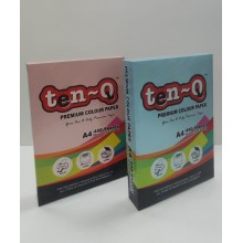 Ten-Q Premium Colour Paper A4  80gsm (450's/Ream) - Mix Light Colour