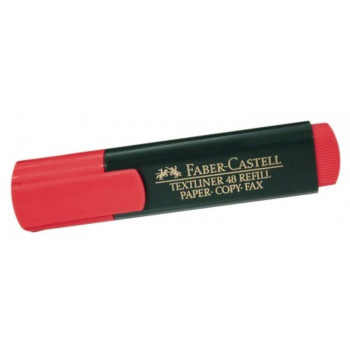 Faber-Castell Textliner / Highlighter 48 / 1548 Super Fluorescent - Fl Red