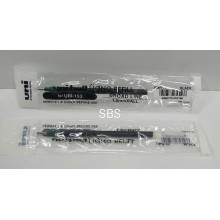 (Refill Ink UMR-10) - Ink Refill For Uni-ball Signo Broad Gel Pen (1.0mm) - Black