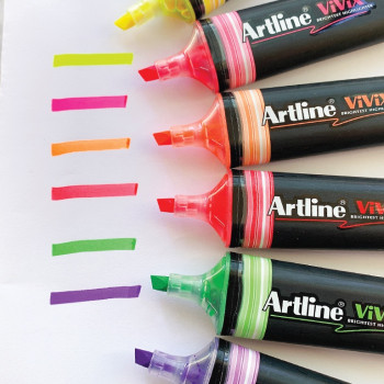 Artline Vivix Highlighter (2.0 - 5.0mm) - (EK-670) 