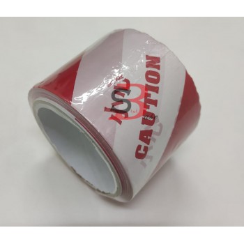 Warning Film 72mm x 70m (Red/ White)