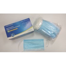 3 Ply Adult Disposable Protective Mask - Ear-loop Flat Type - ( 50pcs / Box )