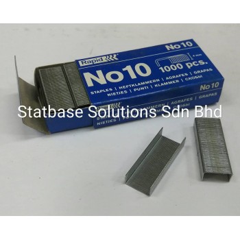 Rapid Staples / Dawai Kokot No.10 - (1000 pcs)  - ( Small Box)