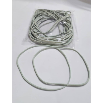 (100gm / Pkt) - Posmen Rubber Band 15" (White) / Gelang Getah 15" (Putih) 