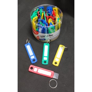Ding Li Assorted Colour Key Tags ID Label - Y 105 ( 50 pieces / Drum )