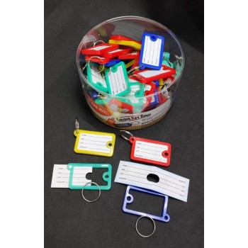 Ding Li Assorted Colour Key Tags ID Label - Y 108 ( 50 pieces / Drum )