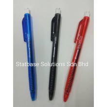 (10pcs/Pkt) - Ballpoint Pen 0.7mm  (Black / Blue / Red) - Styno Ballpoint Pen (ST-9002)